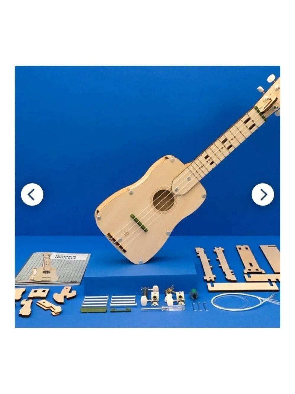 Kiwi Co Wood Tenor Ukulele Assembled Kit 23" Assembled but never used! - Picture 7 of 10